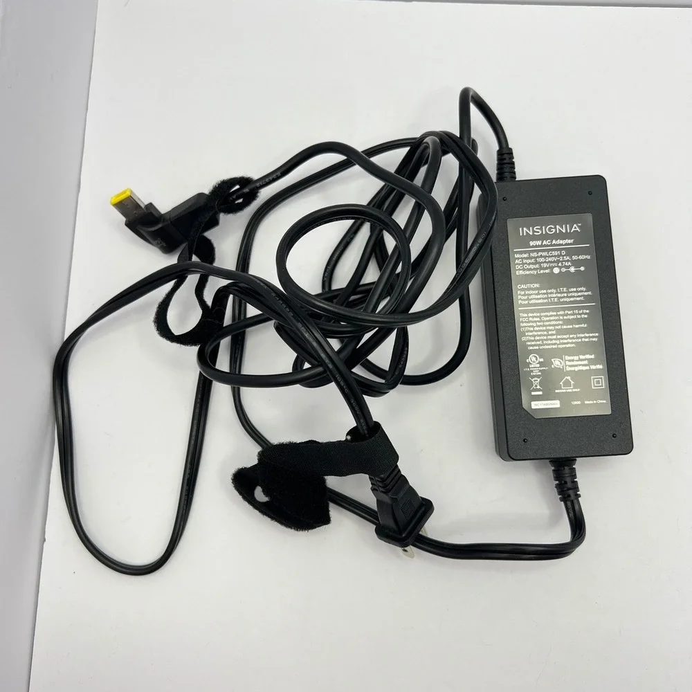 Insignia 90W AC Adapter Laptop Charger Universal NS-PWLC591 D Tip 13‎ (Rev H3)